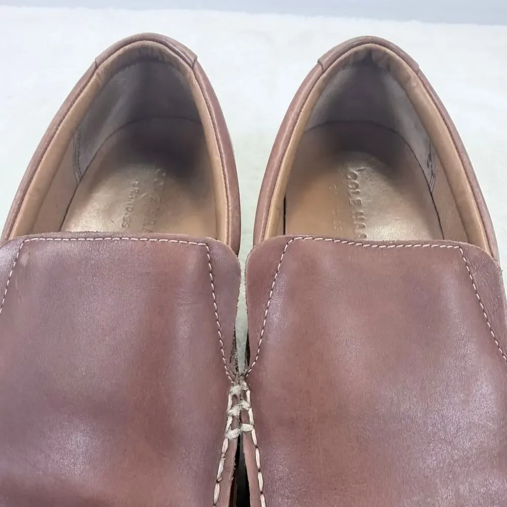 Cole Haan Tucker Venetian Brown Leather Driving Loafers Men’s Size 10.5